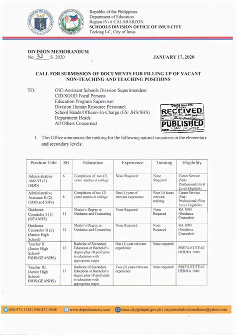 MC No. 30 s.2020Revision of the General Information Sheet.